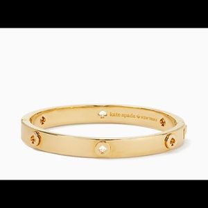 Kate Spade spot the spade studded hinged bangle
